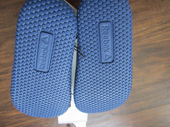 NEW NAVY & ORANGE REEBOK BRAND EVA COMFORT FOOTBED KIDS SLIDES SIZE 13