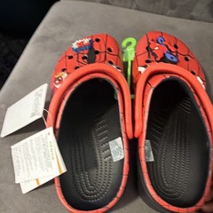 Crocs Spider-Man All-Terrain Clog-K Sandals Red/Black Kids US 6 EU 37-38