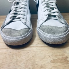 Nike Blazer Mid 77 White Black High Top Kids Sneakers 6Y