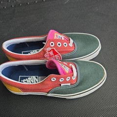 VANS ERA VARSITY PATCHWORK MULTI-COLOR OFF WHITE GREEN BROWN RED Men 4.5 Woman 6