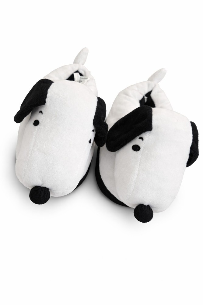 Peanuts Snoopy kids Plush Slippers indoor house shoes AU 2/3 New