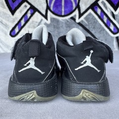 Size 9c – Jordan Dub Zero Black Graphic Sneakers