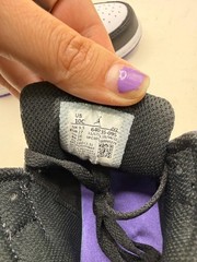 Nwt Nike Air Jordan 1 Mid TD Black Dark Iris Purple Boys Girls Sneaker Shoes 10C