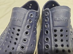 Native Jefferson Kids Navy Blue Slip On Water Shoes EVA Sneakers Size C9 C 9