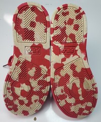 FILA Little Kid’s Red & White High Top Lace Up Sneakers Size US 11.5