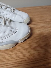 Nike Air Jordan 13 Retro Low Pure Platinum Size 6.5Y 310811-100 READ