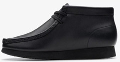 Clarks Wallabee Boot – 26168041 – KIDS / JUNIORS (BLACK LEATHER)