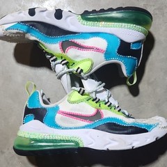 Nike Air Max 270 React GS Unisex Kids Sneaker US 4Y EU 36 CJ4060-300