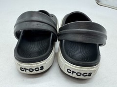Crocs Crocband Clogs Kids Black Striped Slip-On Heel Straps Comfort – C8/9