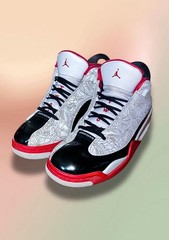 Jordan Dub Zero Athletic Sneakers Unisex Kids White/Black/Red 5.5Y DV1360-160