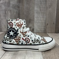 Converse Chuck Taylor All Star Snake PS Kids Size 11 High Easy On Sneakers White