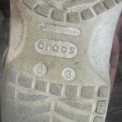 Crocs Classic Clogs Sandals Kids Size J3 Unisex Kids Glitter Sparkle Summer