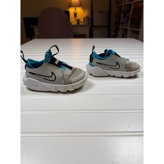 Nike Flex Runner 2 Toddler Grey Blue Slip On Sneakers DJ6039-008 Size 7C