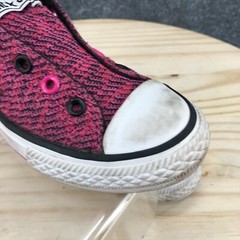 Converse Shoes Junior 13 One Star Sneakers Pink Lace Up Casual Round Toe 46619FT