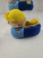 Bob the Builder Boy’s Slippers Size 7-8 Buster Brown Vintage Cartoon TV Y2k