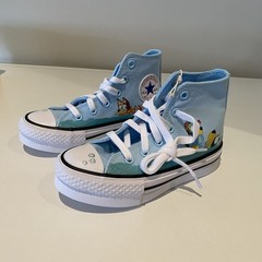Converse X Bluey Chuck Taylor All Star EVA Lift Junior High Top Blue US11 UK10.5