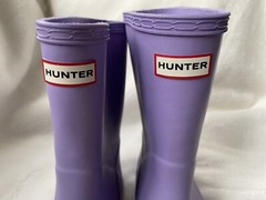 NEW $70 Hunter Original First Classic Boot Purple Burst US 2B/3G/EU33/UK1