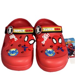 Marvel Spider-Man Kids Clog Sandals Red Blue Yellow Superhero Rubber Unisex