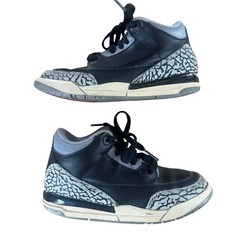 Air Jordan 3 Retro PS 2011 Toddler Size 11C Black Varsity Red Cement 429487-010