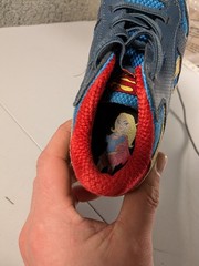 Reebok Superman Blue Sneakers Little Kids Size 9.5