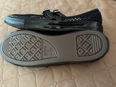 Converse All Star Mary Jane Black Textile Buckle Low Top Kids US 6 EU 37