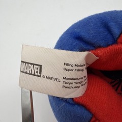 Marvel Spider-Man Plush House Slippers Children’s Size 5/6Y Red Logo .#87