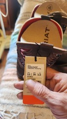 Ariat Quikdraw VentTek Cowboy Brown/ American Flag Size 3 1/2 NWT