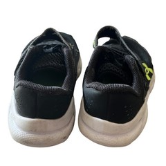 Under Armour Kids Assert 9 Black Lime Green Running Shoe Sneakers 7K 3024637-003