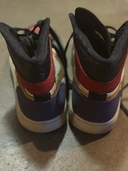 Jordan Air Jordan High Top Multicolor Athletic Shoes Kids US Size 13 Leather