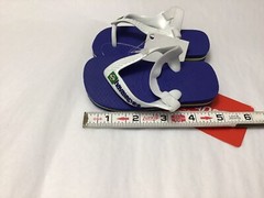 New Havaianas flip flops Sandals Beach Unisex Size 6C Blue White (G11-19)