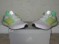 adidas Ultra Boost 5.0 DNA Junior Cloud White Beam Green Youth Size 7 NEW GZ5020