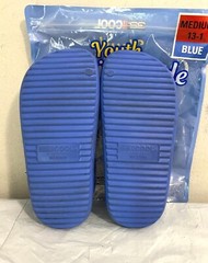 32 Degrees Cool Youth Cushion Slide Sandals – SIZE S (11~12), M (13~1) – BLUE