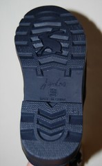 NIB Joules Kids Navy Blue w/ Red Stripe Junior Field Welly Rain Boots sz 11