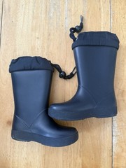 IGOR Kids Navy Size 23 EU / 7 M US Cuello Yogi Neck Pull On Rain Boots, Marino