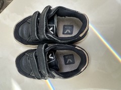 Kids Black Veja Sneaker Size 24