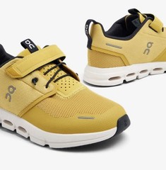 On Cloud Play Kids Sneakers Mustard White Size US 12.5 K Running Shoes 26.95143