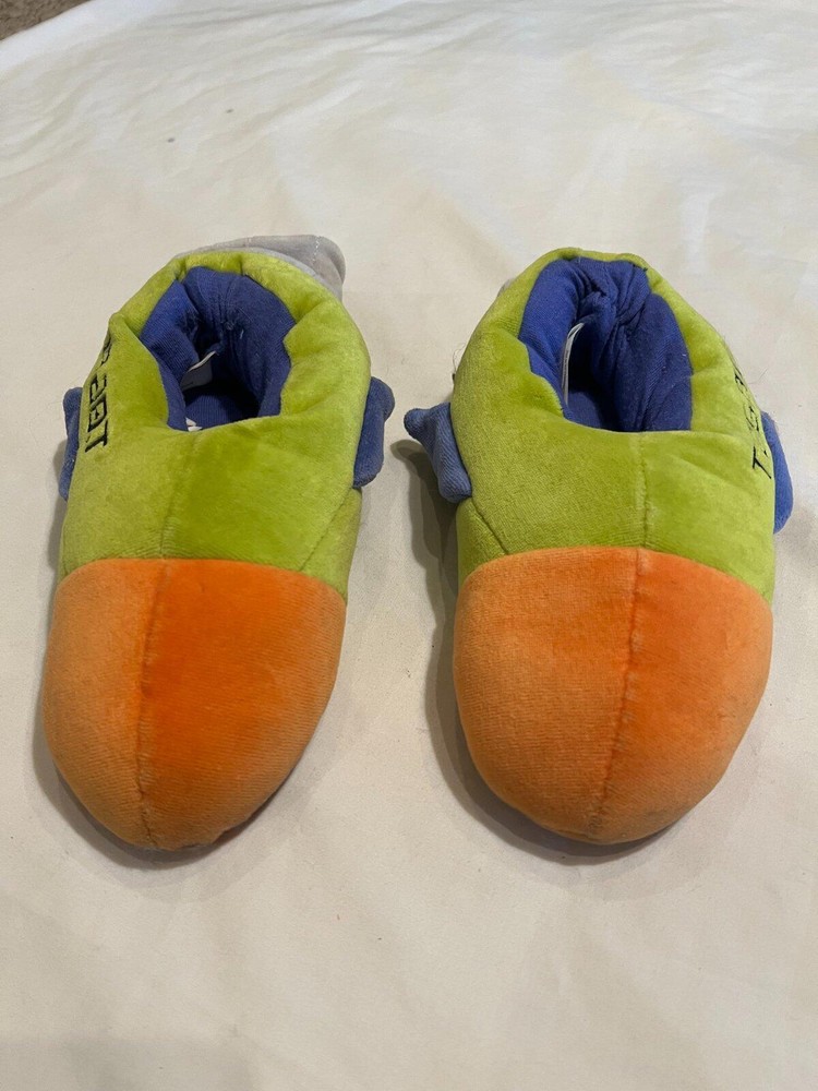 Gymboree Multicolored Spaceship Slippers, Size 13/1