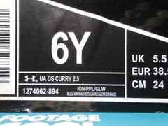 UNDER ARMOUR UA GS CURRY 2.5 MULTICOLOR WHAT THE BLUE PURPLE PINK 1274062-894 6