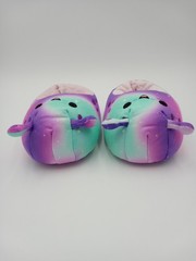 Squishmallows Slippers Kids Multicolor Galaxy Alien Plush Slip On Size 11-12