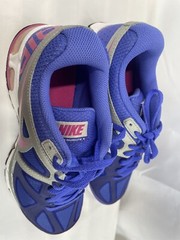 NIKE AIR MAX RUNLITE4(GRADE SCHOOL) SNEAKERS PURPLE PINK SILVER SIZE 6Y