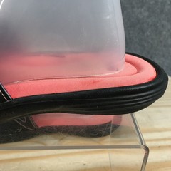Under Armour Ignite Slides Flat Sandals Youth 4 Black Pink Open Toe Casual