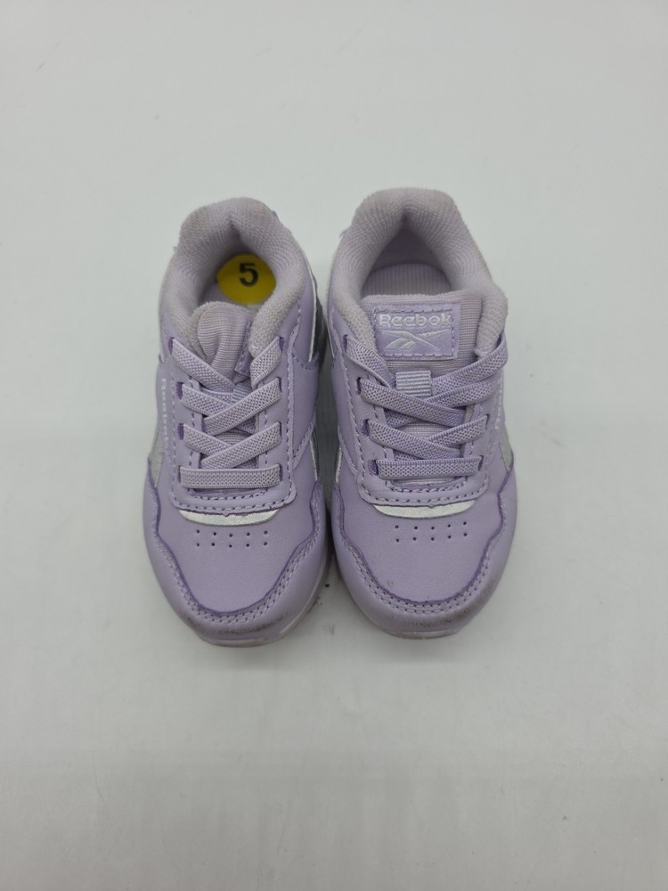 Reebok Shoes Youth 5.K Classic Leather Step N Flash Sneaker Gray Lace Up .#3