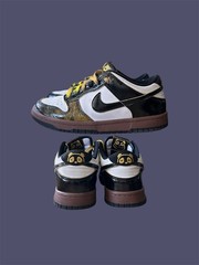 Nike Dunk Low SE GS „Panda Monium“, Rare Halloween Edition Size EU 37.5/US5Y