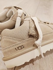 NEW UGGSIZE 4 KIDS LO LOWMEL MUSTARD SEED SUEDE SHOES 1166490K MADE IN CAMBODIA