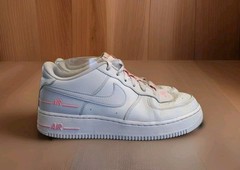 Nike Air Force 1 LV8 Athletic Shoes Sneakers Youth Size 7Y Womens 8.5 Gray Pink