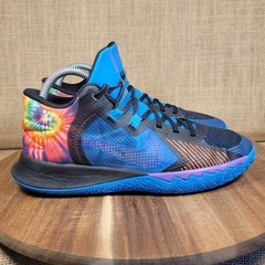 Nike Kyrie Flytrap 5 Basketball Shoes Tie Dye Blue Black Youth Size 6Y Sneakers