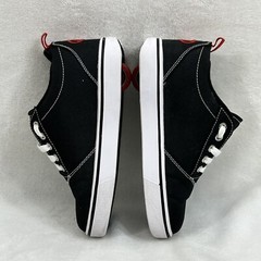 Heelys Pro 20 Black Red Canvas Lace Up Skate Sneaker Shoes HE100757 Kids Youth 2