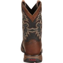 Durango Unisex Big Kids‘ 8″ Lil‘ Durango Western Boot Tan/Black – DWBT050
