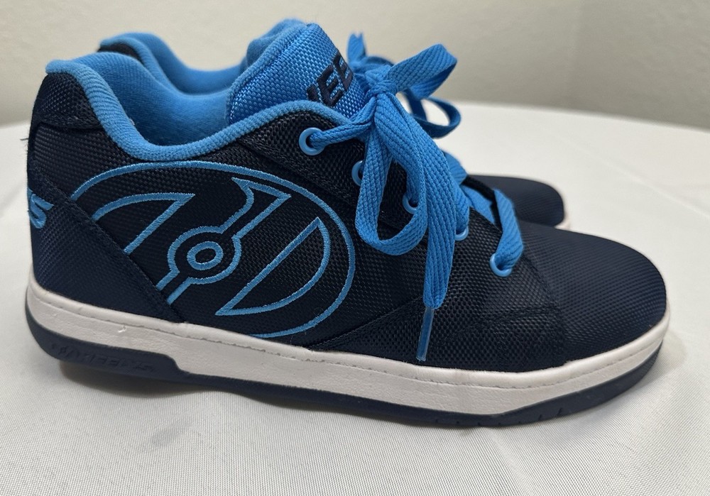 Heely’s Propel 2.0 US/Size 7 (Big Kid) Lace Up Dark Blue W Light Blue Low Top