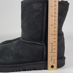 UGG 1017703K Shearling Style Black Mid-Calf Boots Kids US 5